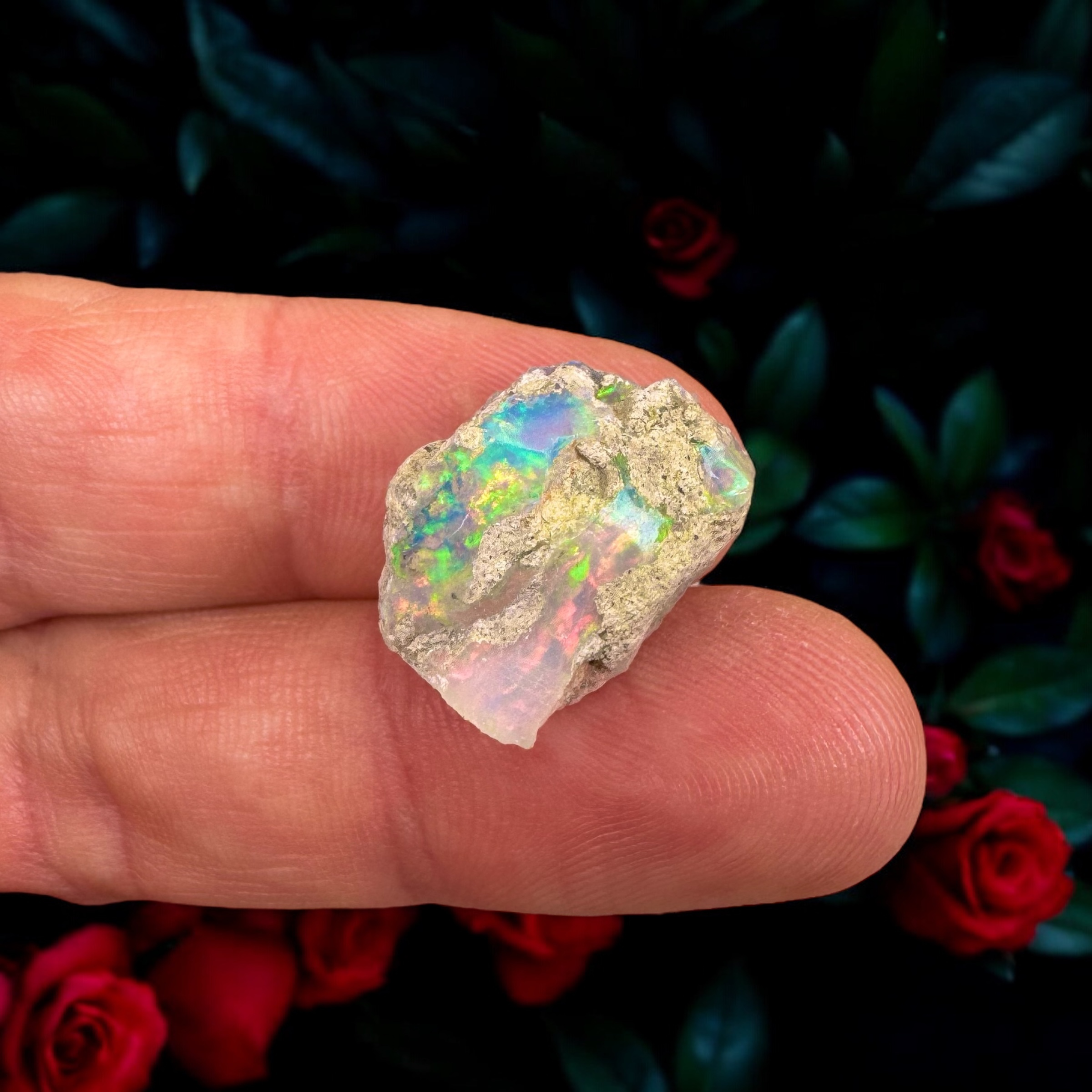 Rå boulder opal