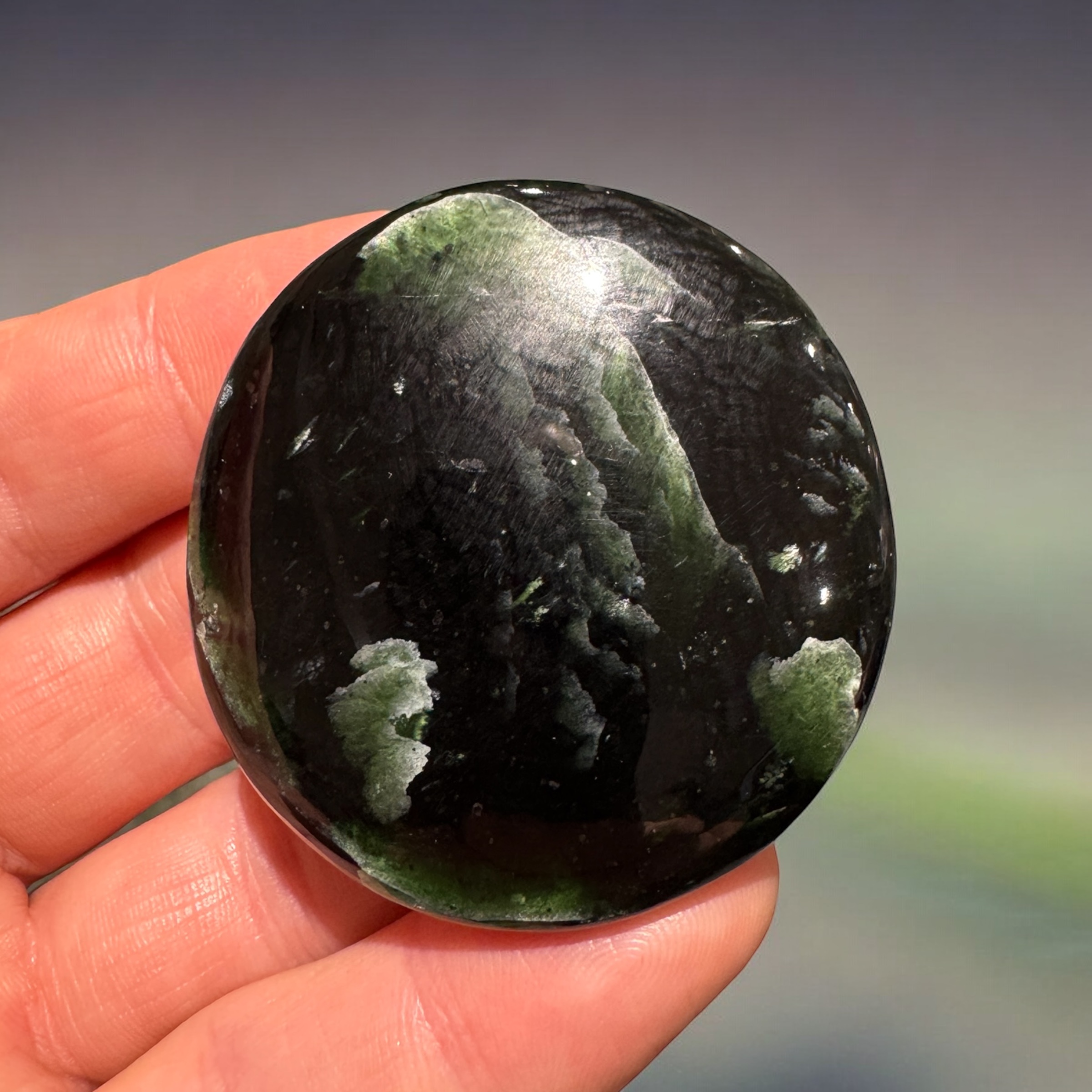 Nephrite Jade Flad Jumbo
