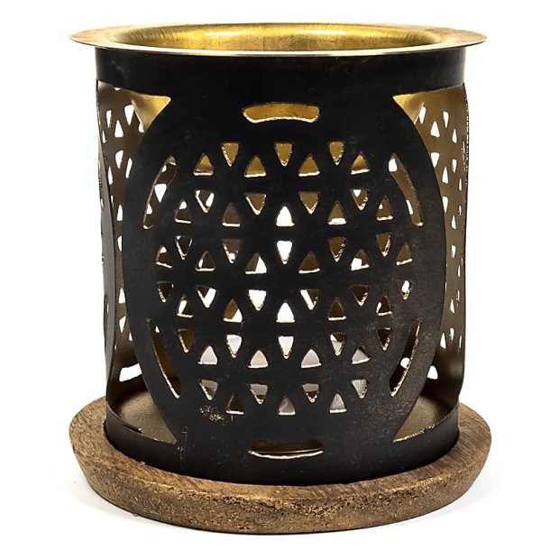 Oliebrnder flower of life
