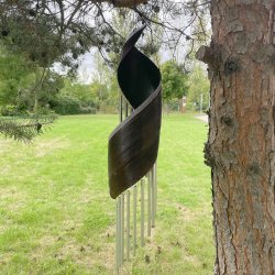 Vindspil af kokosblade � chokoladebrun