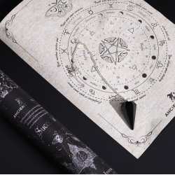 Ancient Witch Spell R�gelse � Succes med Sort Obsidianpendul
