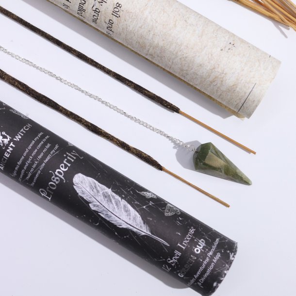 Ancient Witch Spell R�gelse � Velstand med Aventurinpendul
