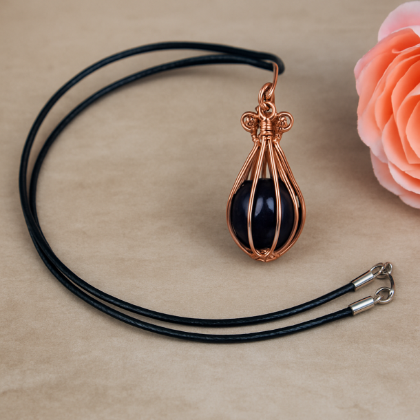 Ametyst kugle vedhng