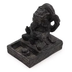 Ganesh r�gelsesholder i Feng Shui-design � sort antik