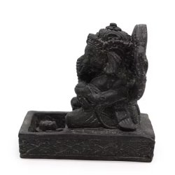Ganesh r�gelsesholder i Feng Shui-design � sort antik