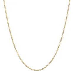 Forgyldt sterlings�lv halsk�de 14 karat