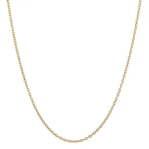 Forgyldt sterlings�lv halsk�de 14 karat