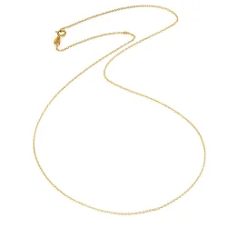 Forgyldt sterlings�lv halsk�de 14 karat