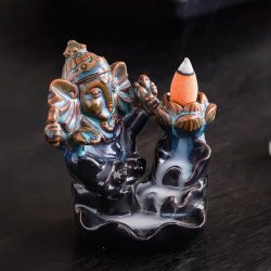 Keramisk Ganesha backflow-r�gelsesbr�nder