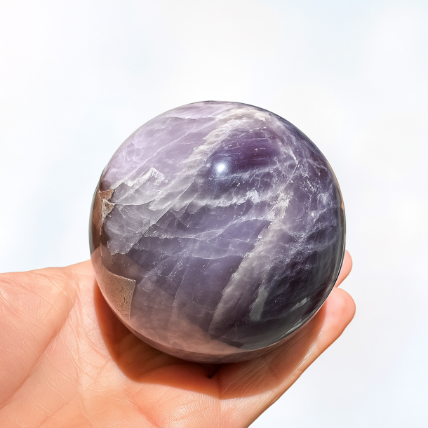 B�nd Ametyst kugle 79mm