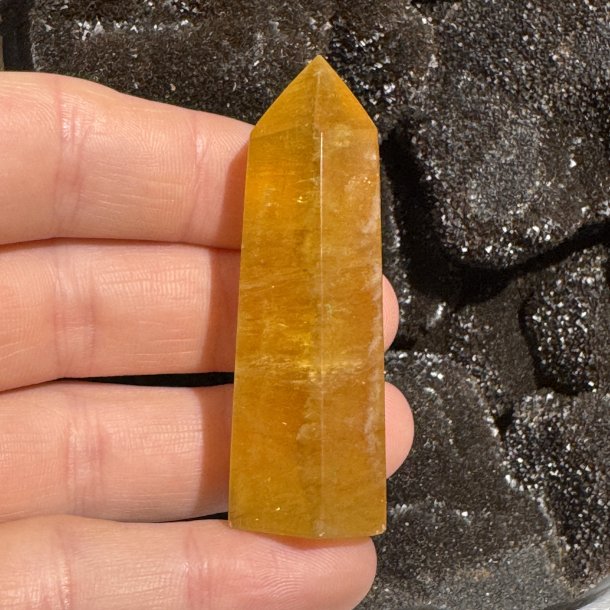 Gul fluorit t�rn 65mm