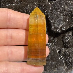 Gul fluorit t�rn 65mm