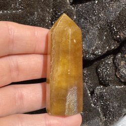 Gul fluorit t�rn 68mm
