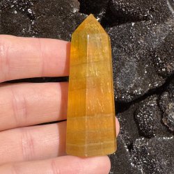 Gul fluorit t�rn 67mm