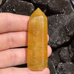 Gul fluorit t�rn 69mm