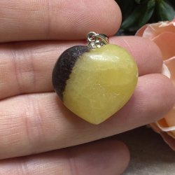 Septarie hjerte vedhng