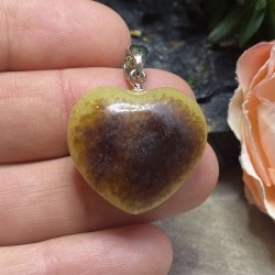 Septarie hjerte vedhng