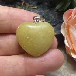 Septarie hjerte vedhng