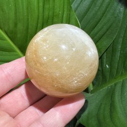 Orange calcit kugle 59mm