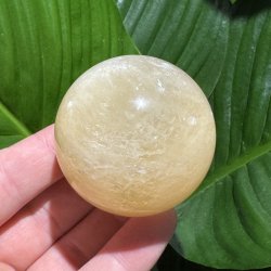 Orange calcit kugle 54mm