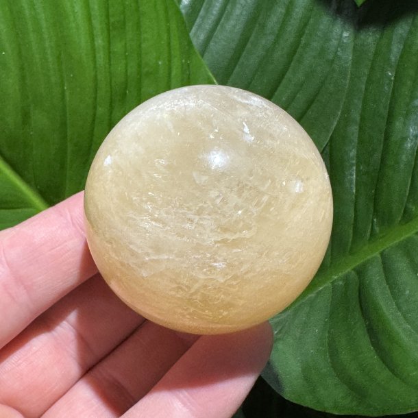 Orange calcit kugle 54mm