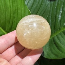 Orange calcit kugle 54mm