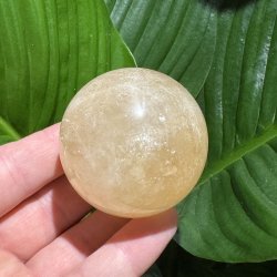 Orange calcit kugle 54mm