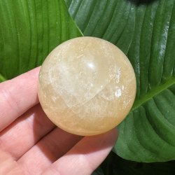 Orange calcit kugle 54mm