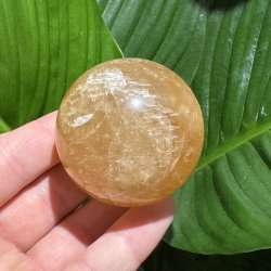 Orange calcit kugle 54mm