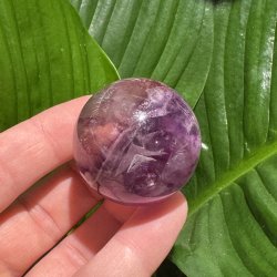 Regnbue fluorit kugle 41mm