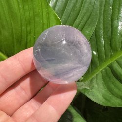 Regnbue fluorit kugle 46mm