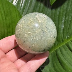 Prehnit kugle 66mm