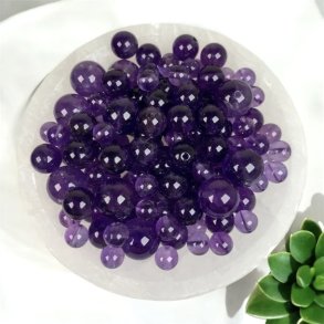 Ametyst perler