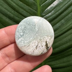 Unicorn jaspis flad lommesten