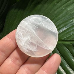 Hvid calcit flad jumbo