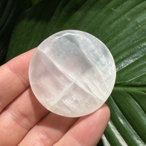 Hvid calcit flad jumbo