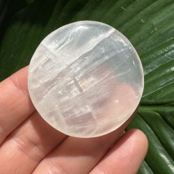 Hvid calcit flad jumbo