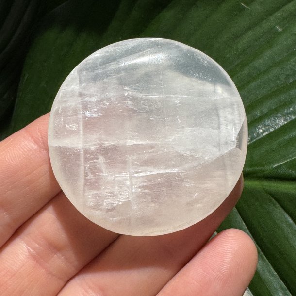 Hvid calcit flad jumbo