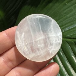 Hvid calcit flad jumbo