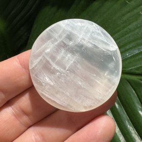 Hvid calcit flad jumbo