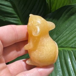 Orange calcit mus