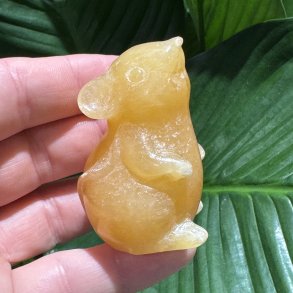 Orange calcit mus