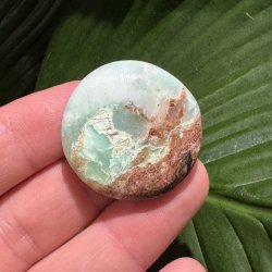 Chrysopras flad jumbo