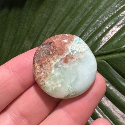 Chrysopras flad jumbo