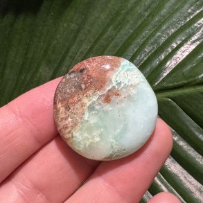 Chrysopras flad jumbo