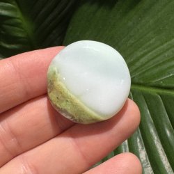 Chrysopras flad jumbo