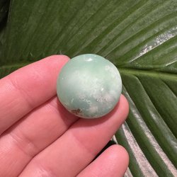 Chrysopras flad jumbo mini