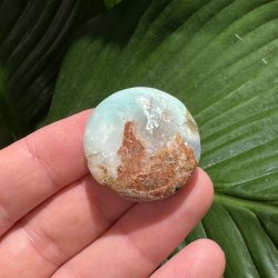 Chrysopras flad jumbo