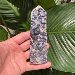 Bl�b�r Fluorit t�rn Mongoliet 141mm