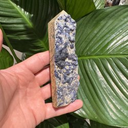 Bl�b�r Fluorit t�rn Mongoliet 141mm